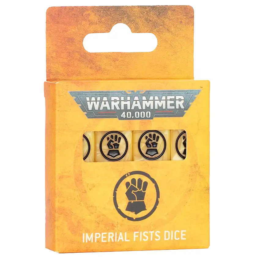 Warhammer 40K: Imperial Fists - Dice (16) (New Arrival)