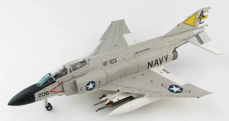 Hobby Master HA19015 1/72 Scale F-4J Phantom II VF-103 Sluggers' USS Saratoga 1971