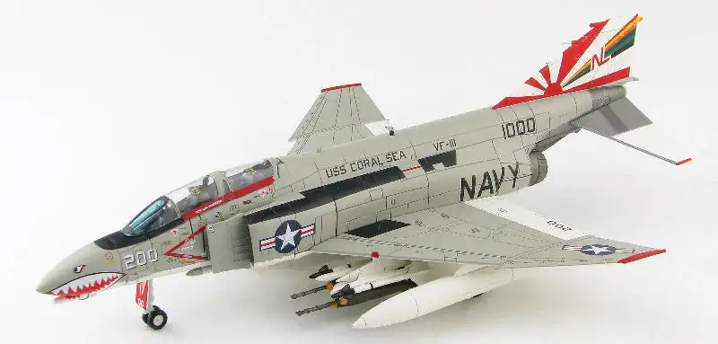 Hobby Master HA19021 1/72 Scale F-4B Phantom II - VF-111 Sundowners USS Coral