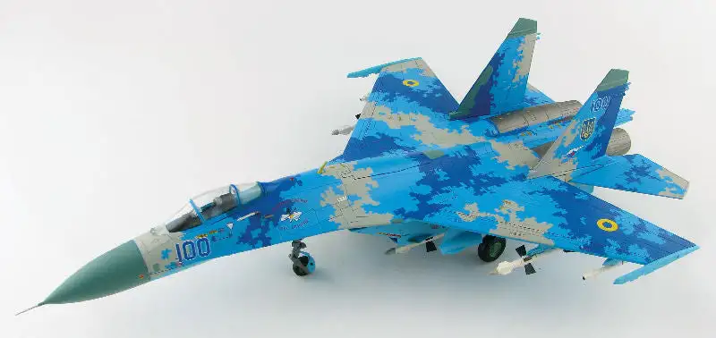 Hobby Master HA6010 1/72 Scale Su-27 Flanker B - Serial 100 Ukrainian Air