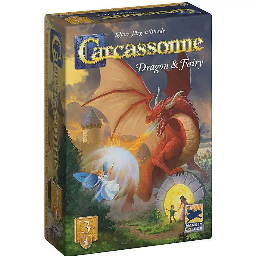 Carcassonne Exp3 (V3.1): Dragon & Fairy (New Arrival)