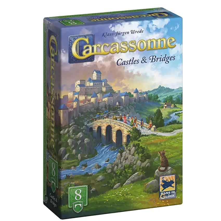 Carcassonne Exp8 (V3.1): Castles & Bridges (New Arrival)