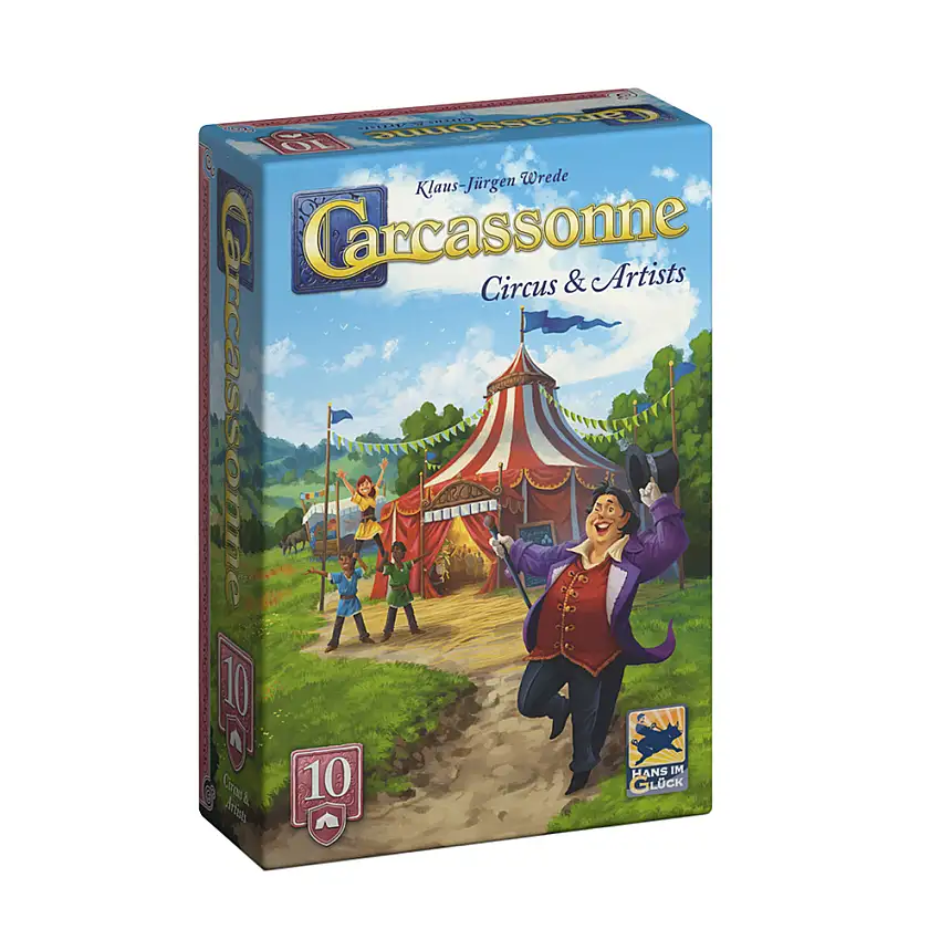 Carcassonne Exp10 (V3.1): Circus & Artists (New Arrival)