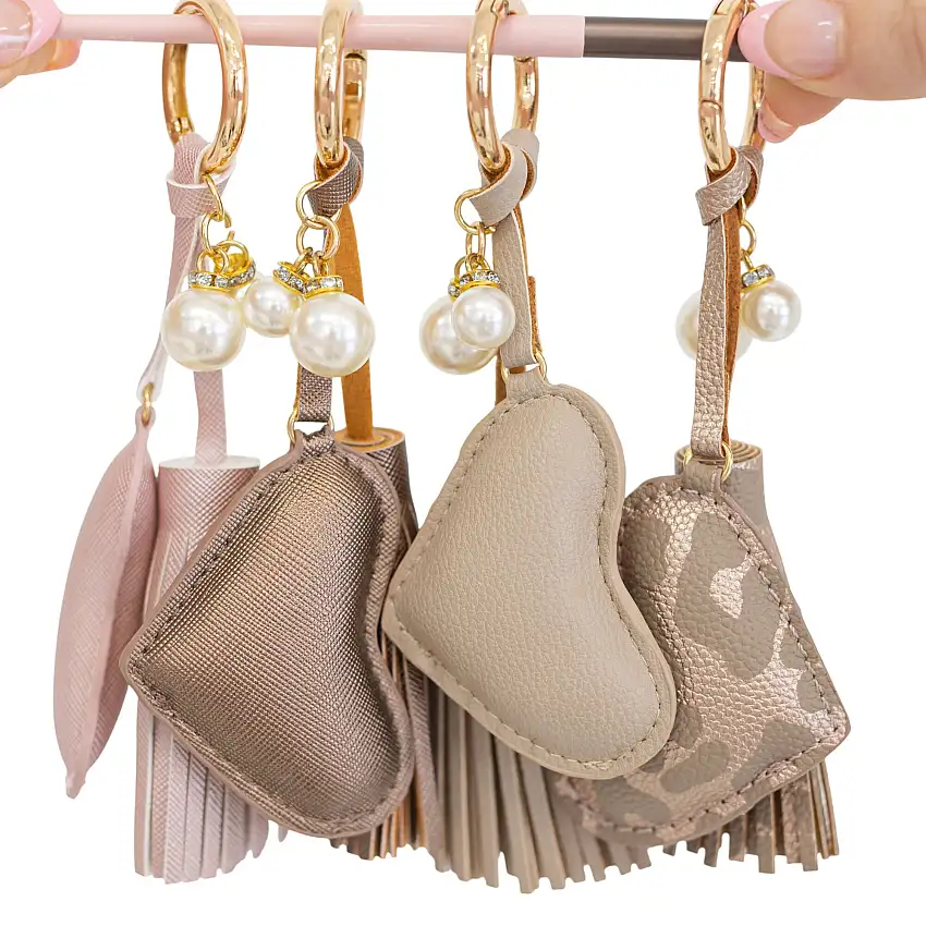 Dusti Rose Heart Keychain