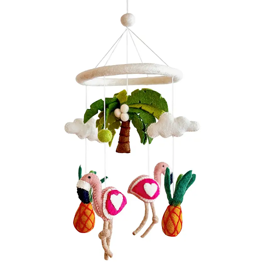 Felt Baby Mobile - Tropical Trio