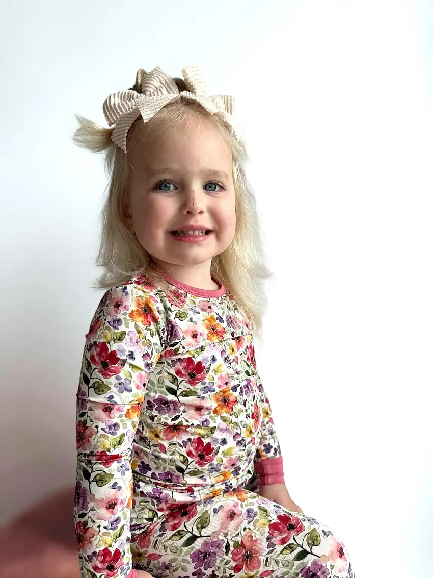 Watercolor Floral Pajama Set