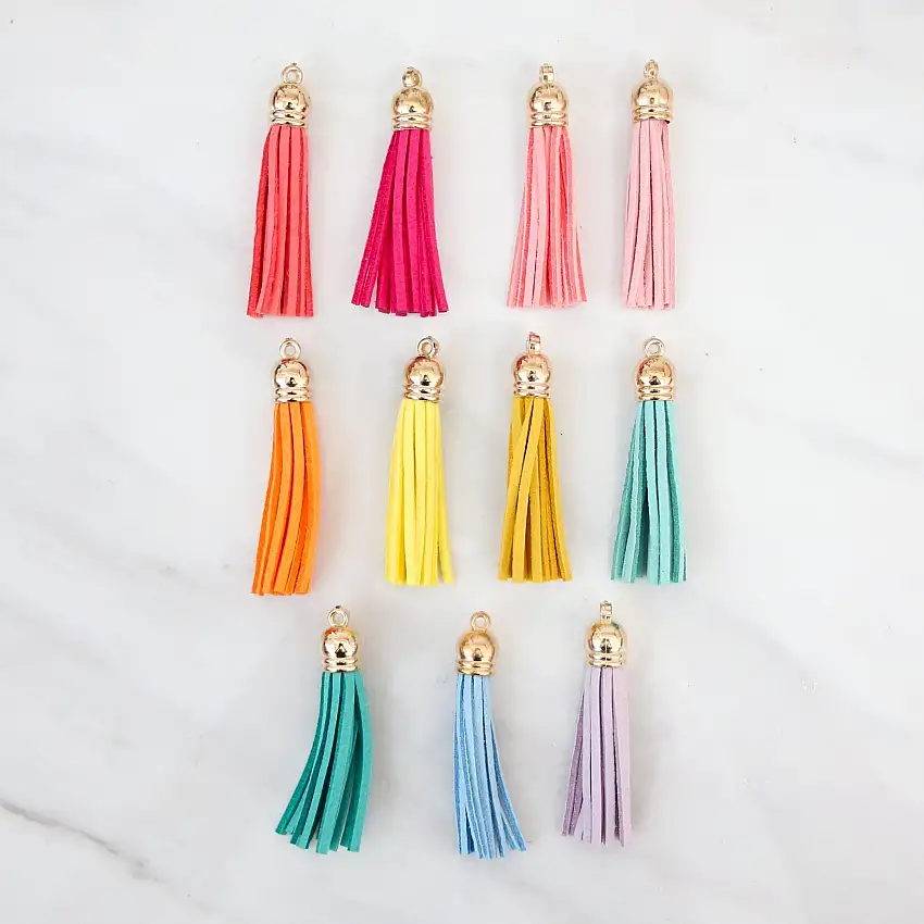 2” Tassels With Gold Cap
