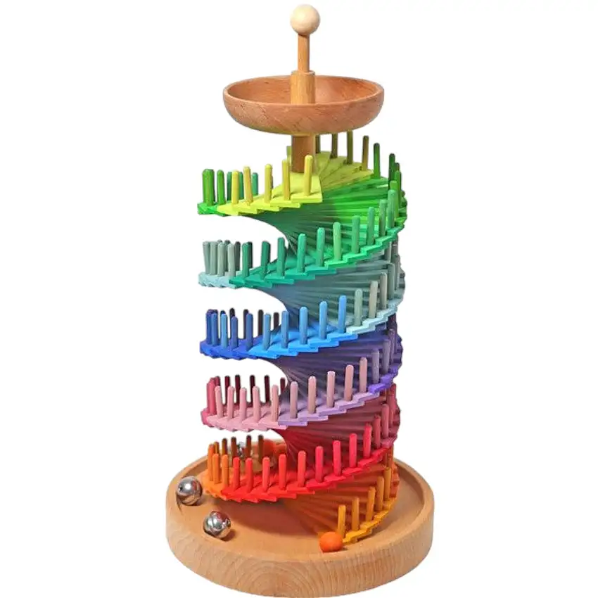 rainbow Musical Ball Run Assembly Set