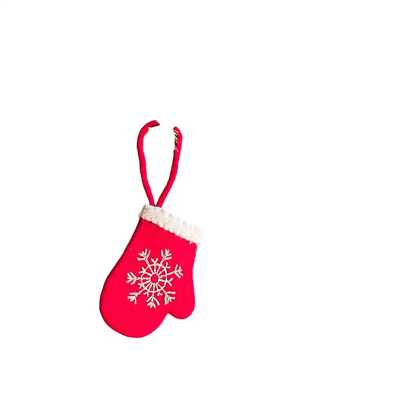Felt Ornament - Snowflake Glove