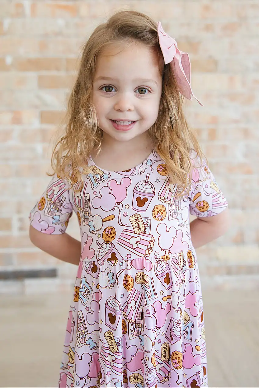 Snacks (pink) - Dress