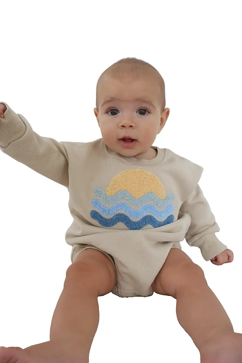 Sunset Bubble Romper