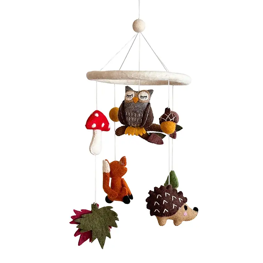Forest Friends Felt Baby Mobile