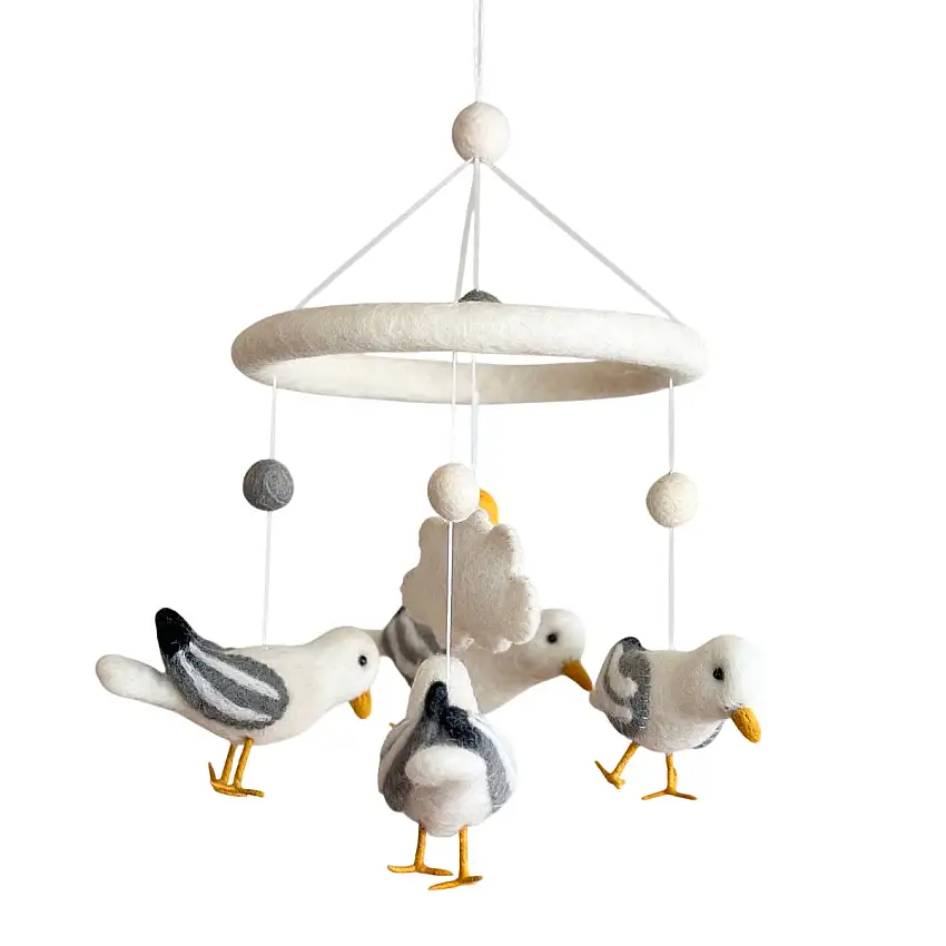 Felt Baby Mobile - Seagull