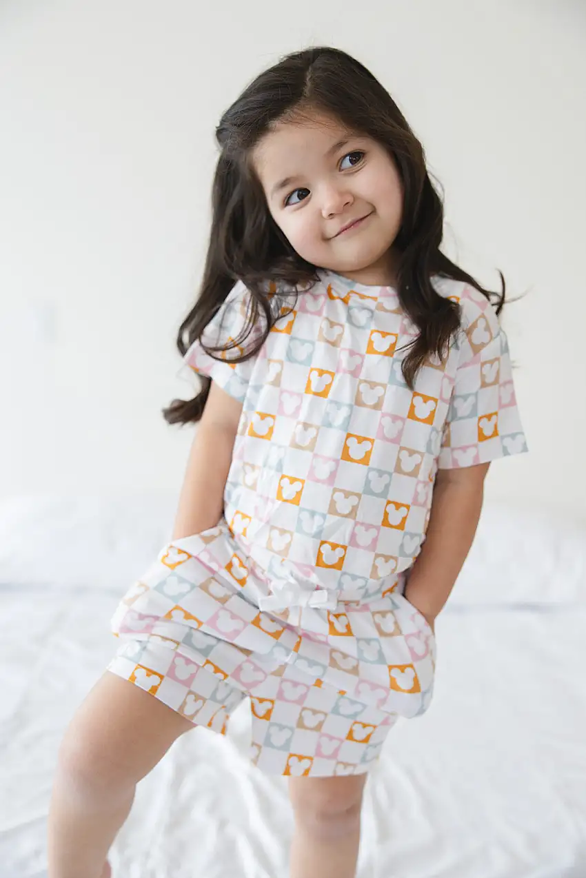 Checkerboard Charm - Pocket Short Set