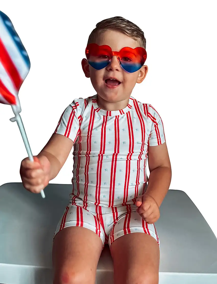 Stars & Stripes 2pc Bamboo Pajamas