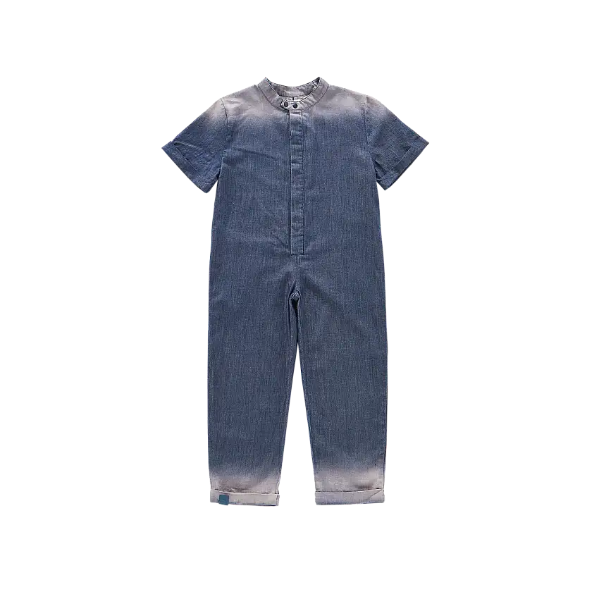 Chambray Mechanic Jumpsuit | Navy