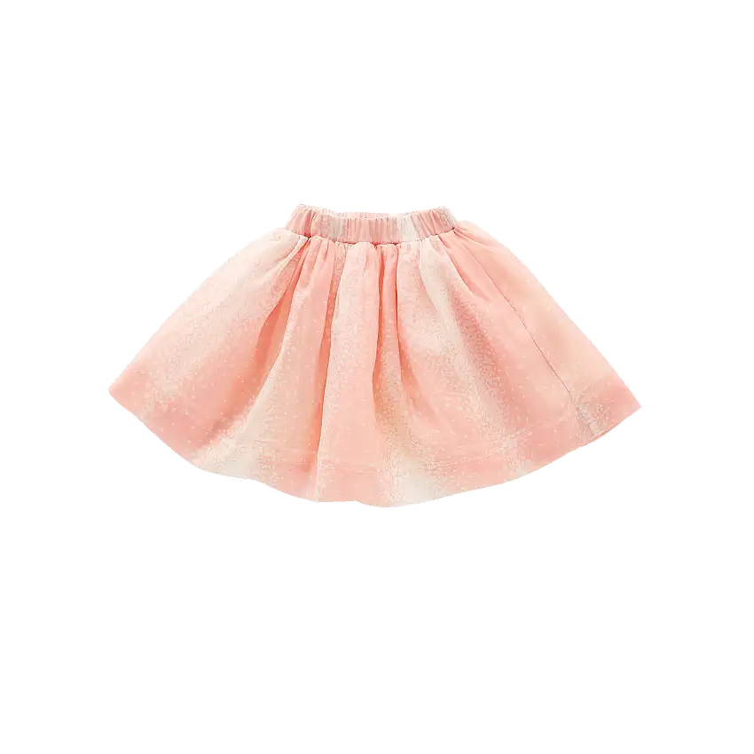 Layered Organza Skirt | Pink