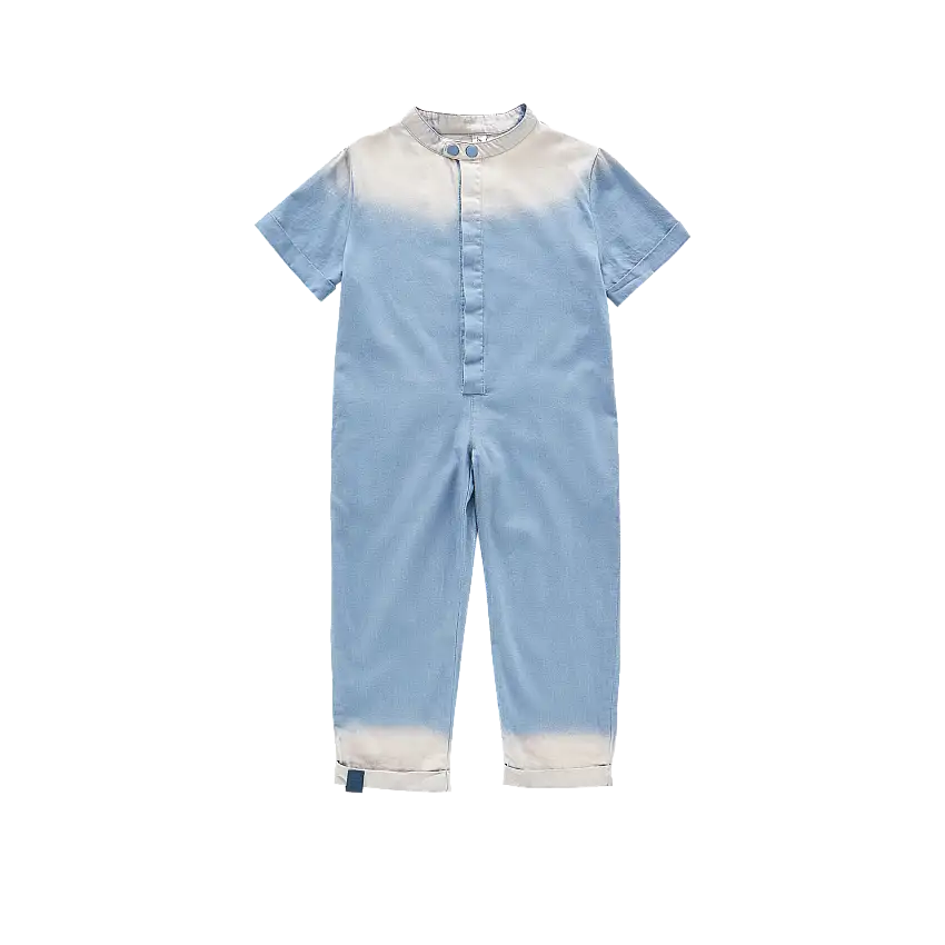 Chambray Mechanic Jumpsuit | Blue Chambray