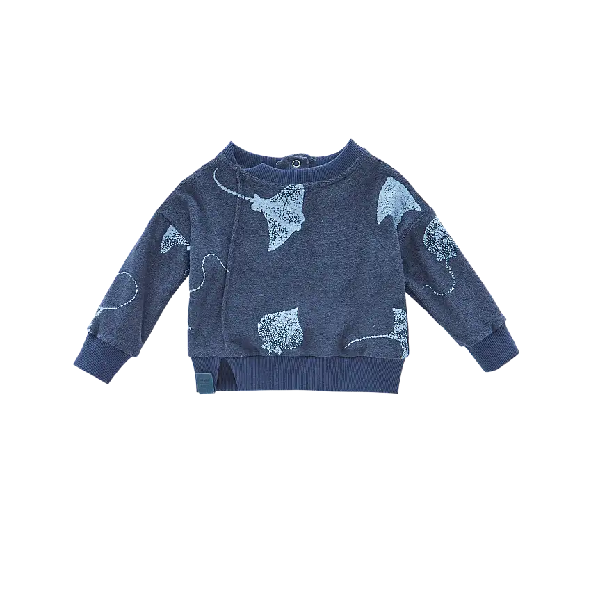 Baby Terry Sweatshirt | Navy