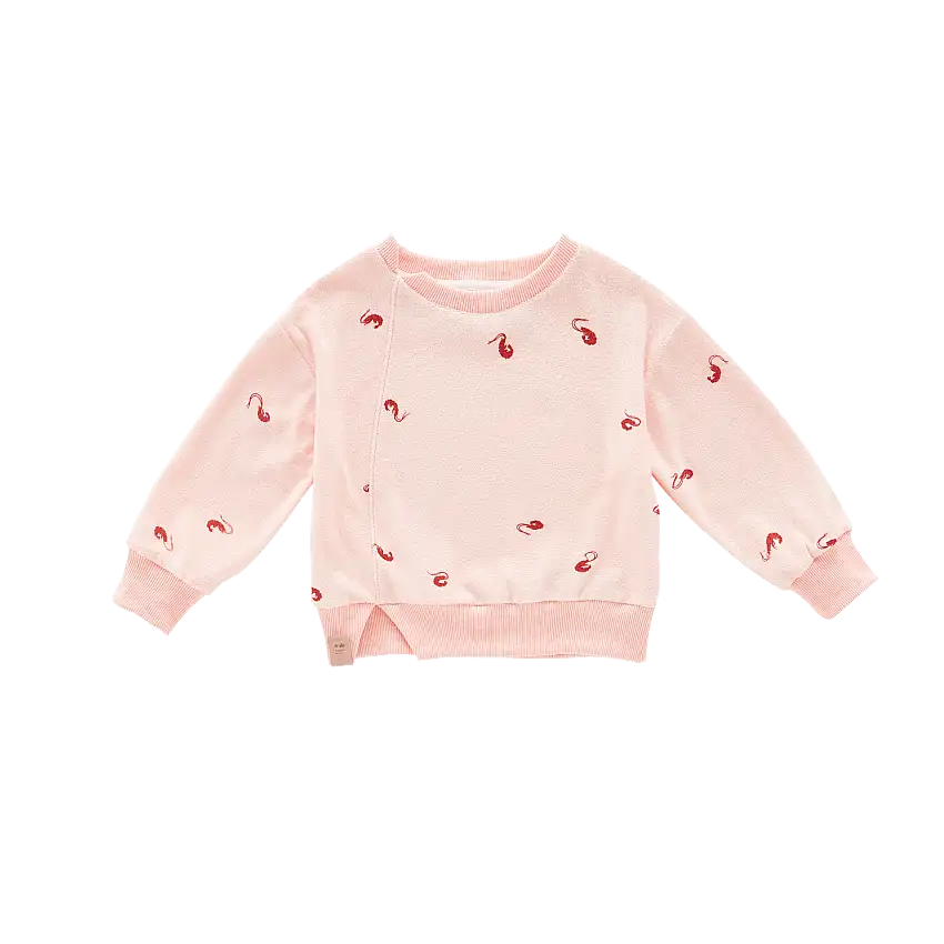 Terry Sweatshirt | Pink