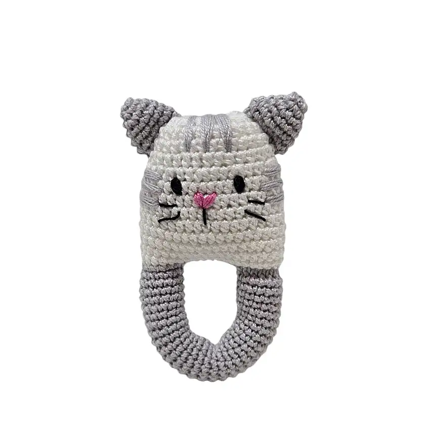 Crochet Cat Baby Toy