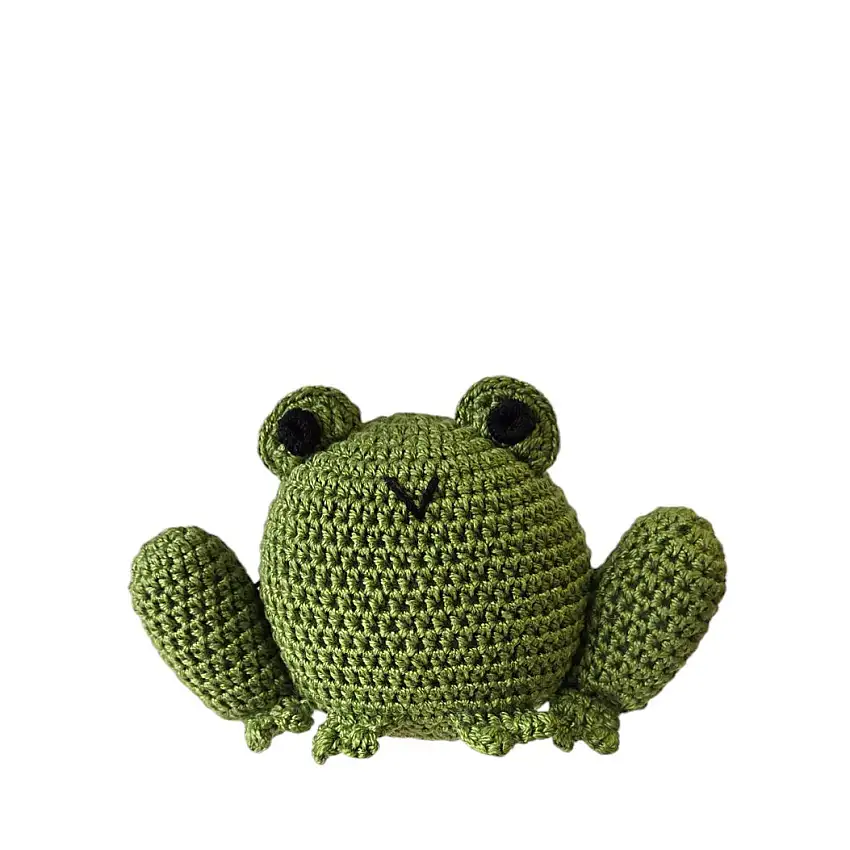 Crochet Frog Ornament