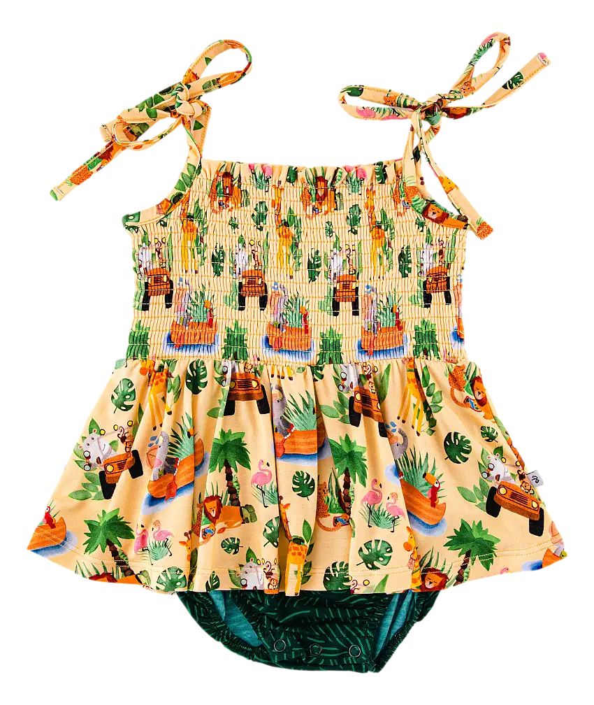 Leo Smocked Birdie Twirl