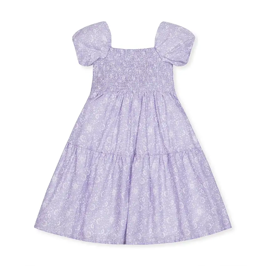 Smocked Bubble Sleeve Dress - Baby