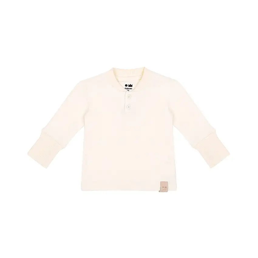 Baby Henley With Long Sleeve L Off-white