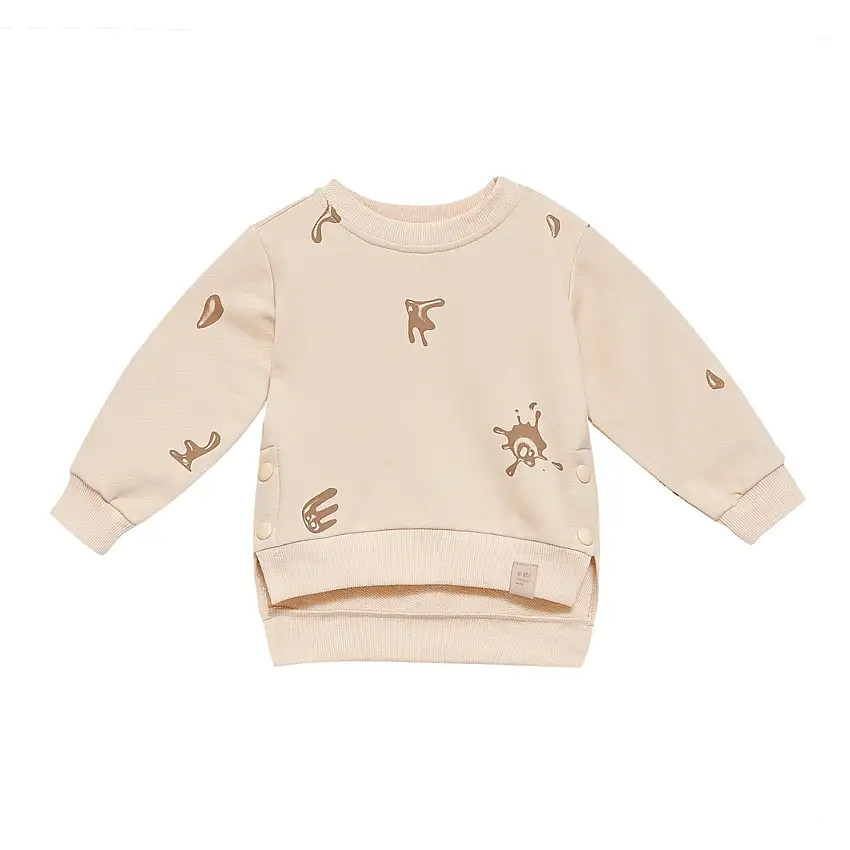 Kids Terry Sweatshirt - Beige