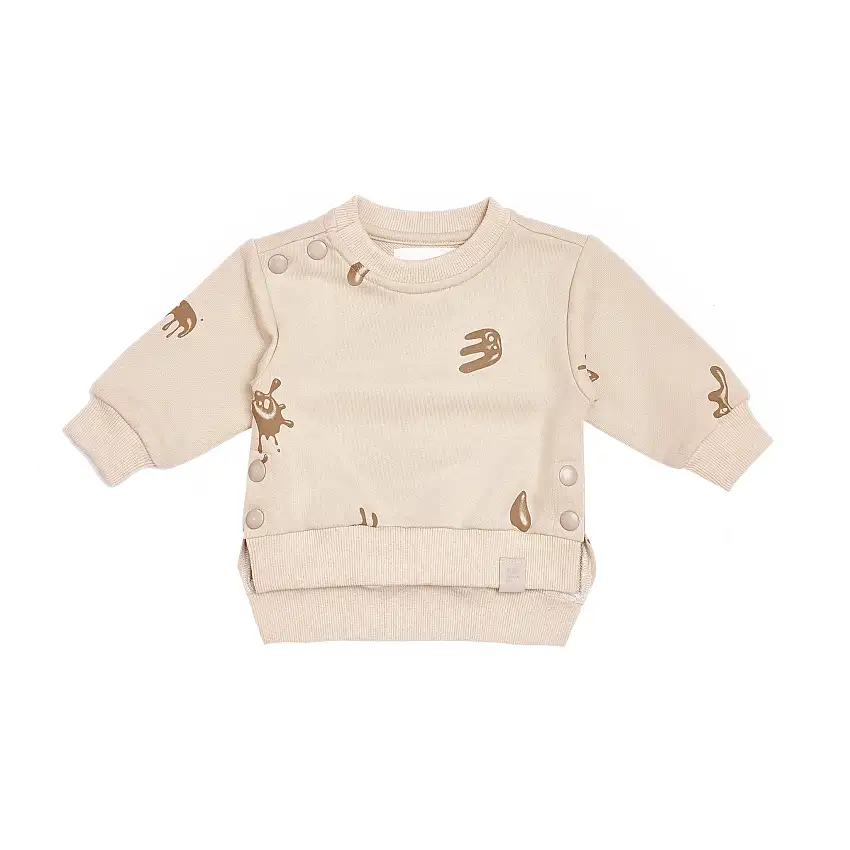 Baby Hi-low Terry Sweatshirt - Beige