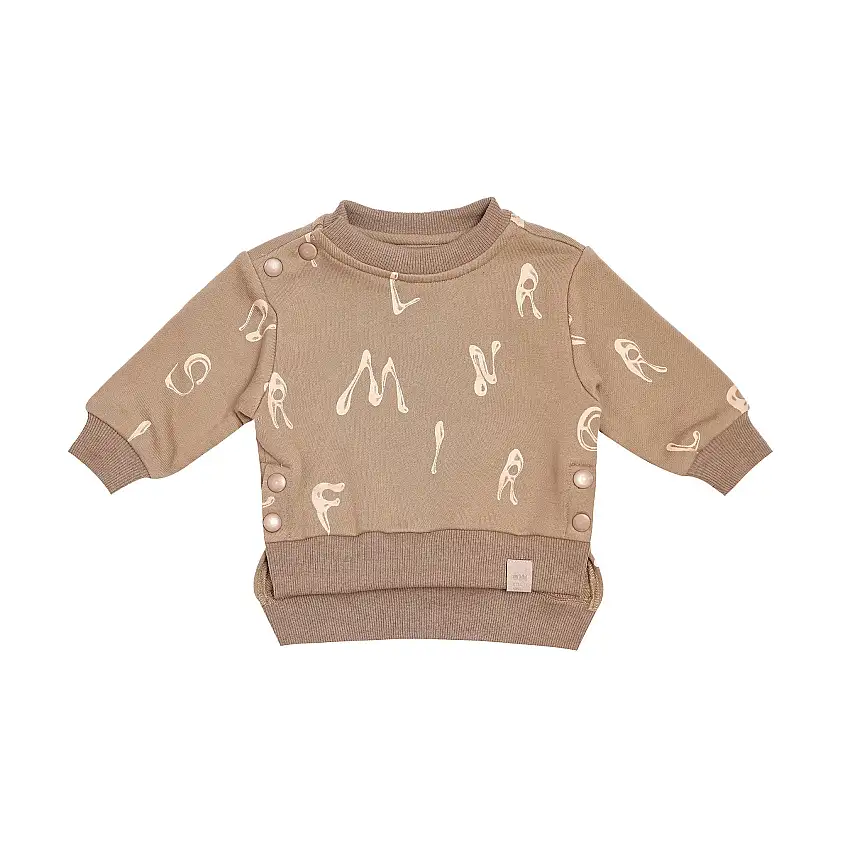 Baby Hi-low Terry Sweatshirt - Brown