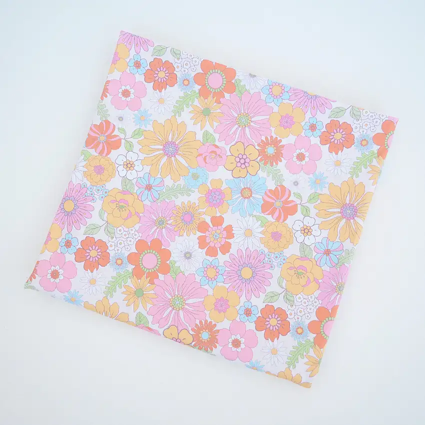 Buttery Soft And Stretchy Swaddle Blanket - Retro Floral