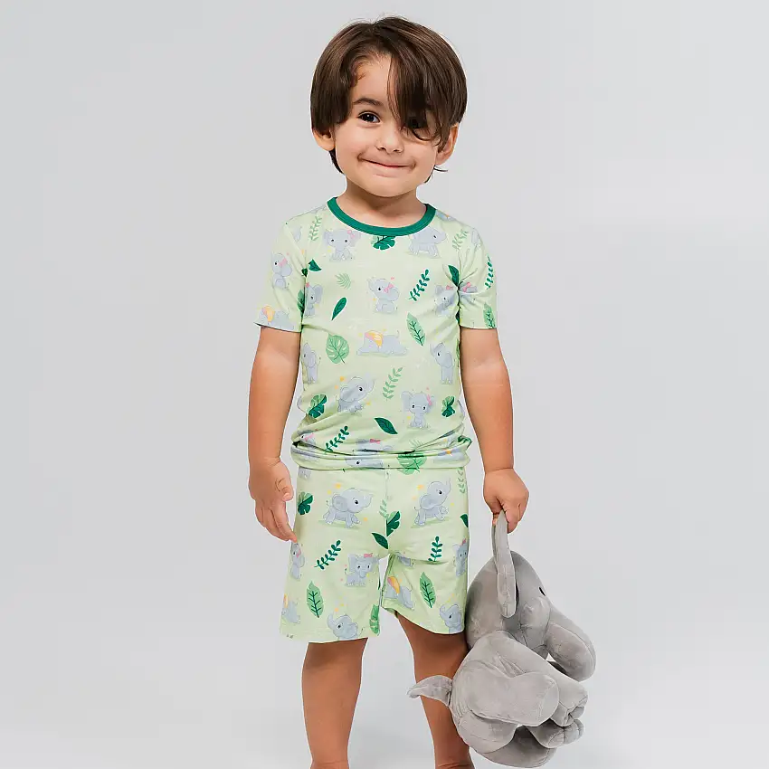 Playfully Strong Short Sleeve Pajamas
