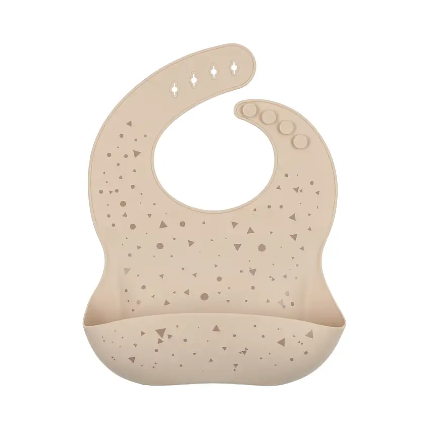 Silicone Bib-geometric/oat