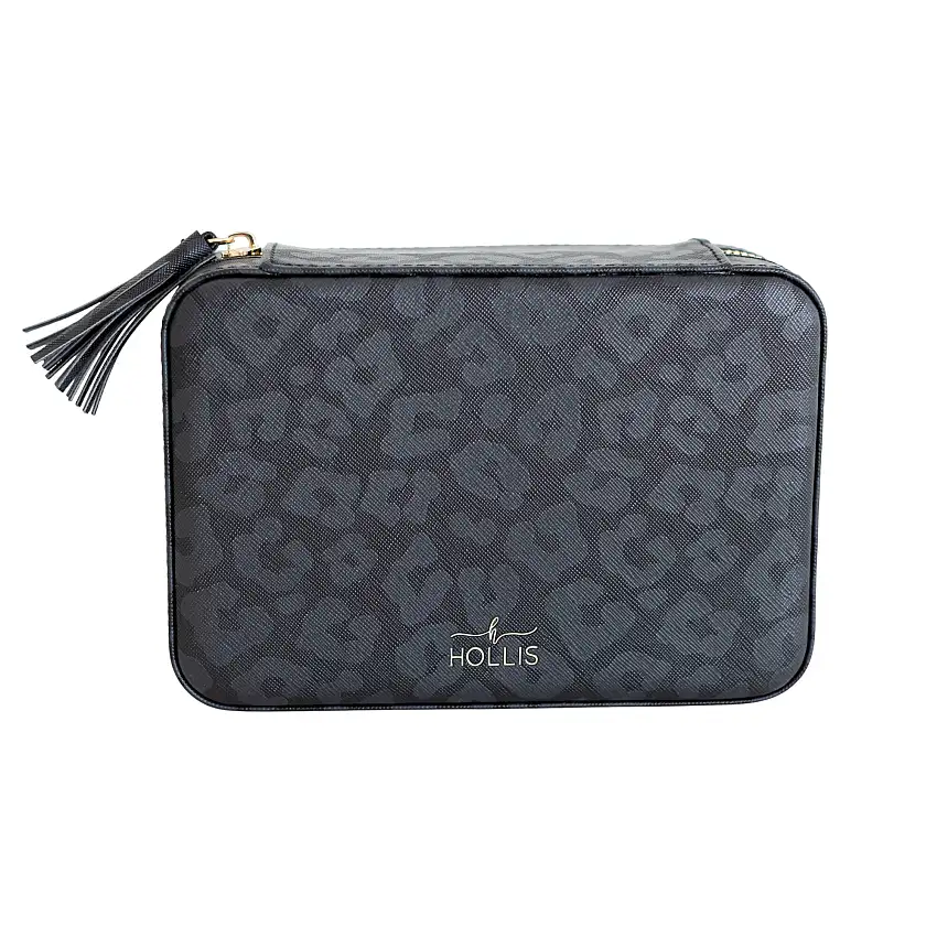 Black Leopard Jewelry Organizer