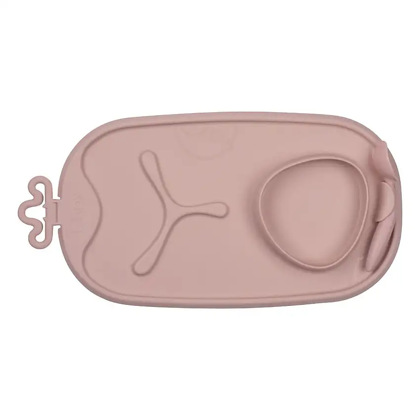 Roll + Go Mealtime Mat - Blush