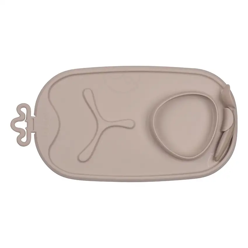 Roll + Go Mealtime Mat - Latte
