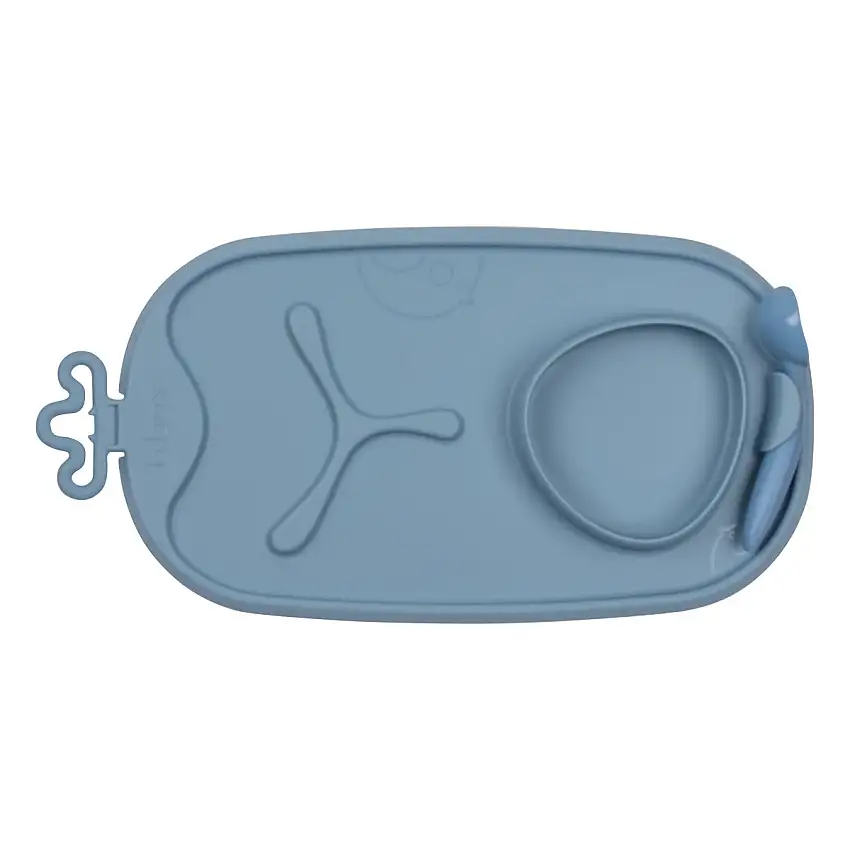 Roll + Go Mealtime Mat - Lullaby Blue