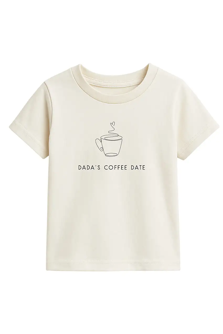 Dadas Coffee Date Organic Cotton Kids T-shirt