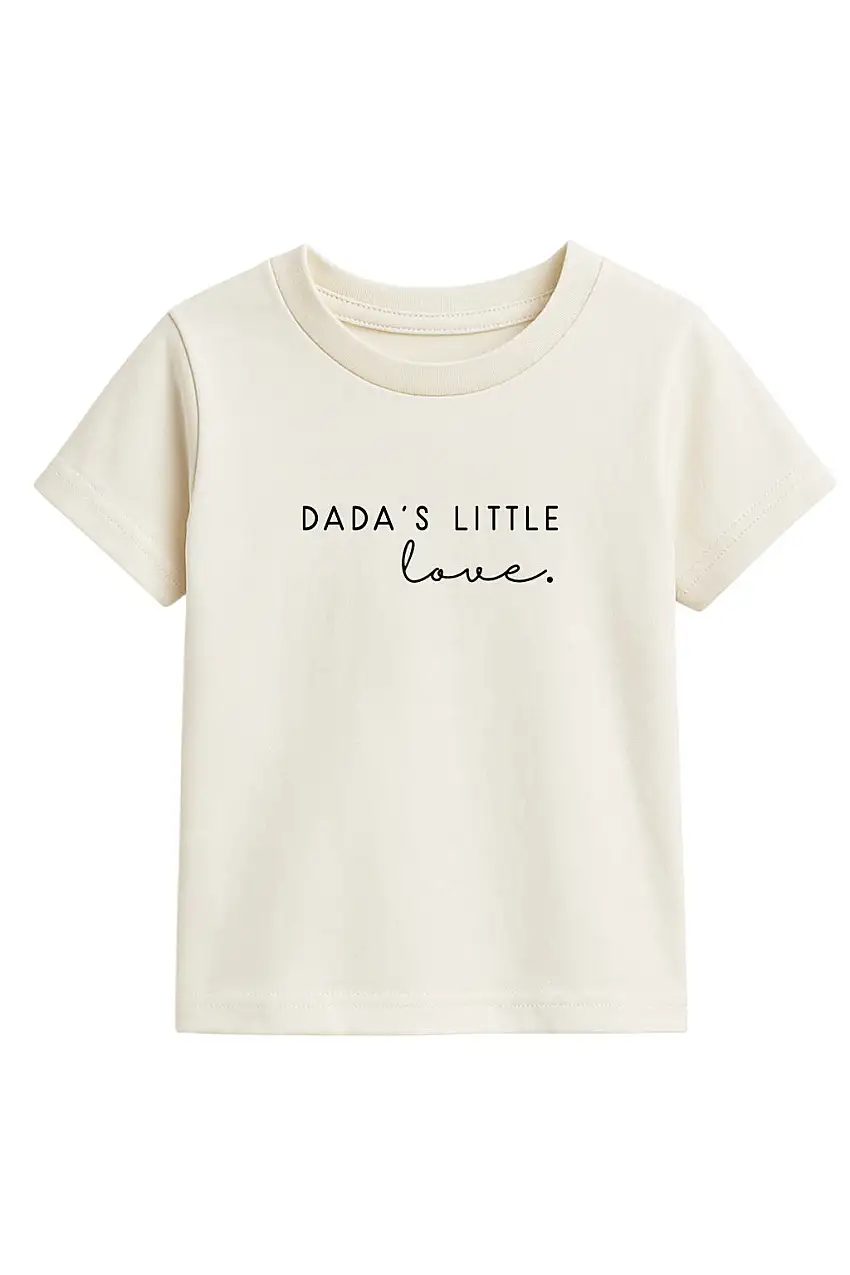 Dada's Little Love Organic Cotton Kids T-shirt Short Sleeve