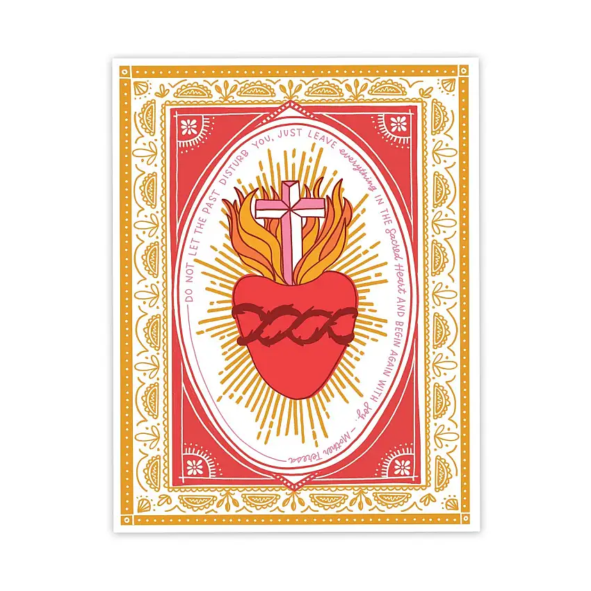Sacred Heart Of Jesus Greeting Cards (set Of 8)