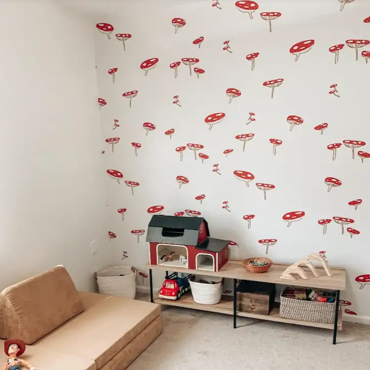 Amanita Wallpaper By Shop Pudge