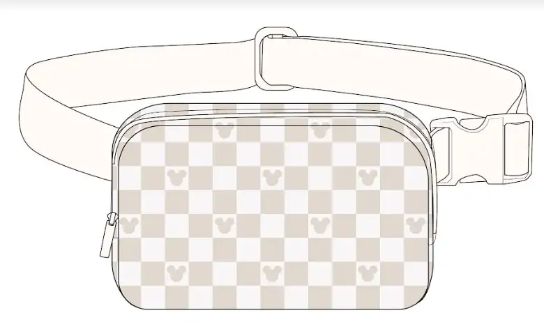 Neutral Checks Magical Belt Bag