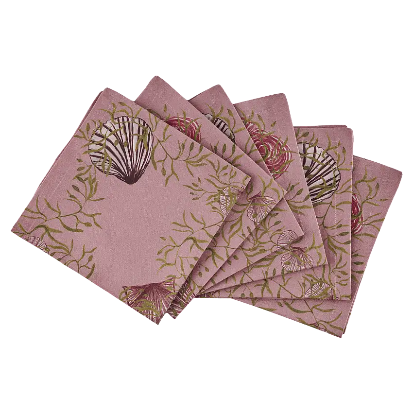 6 Napkins Mussels From Brussels