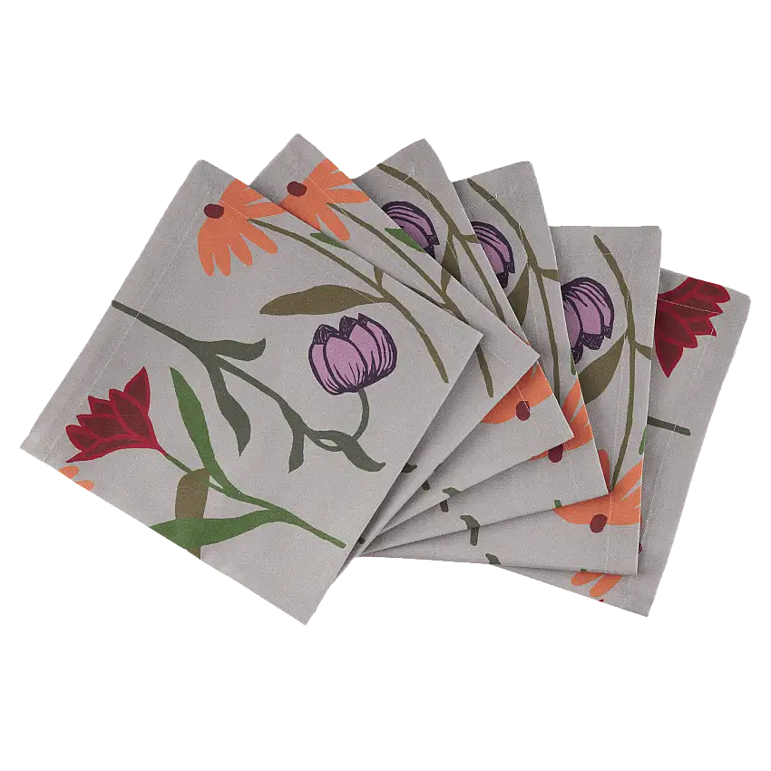 6 Napkins Picnic On The Meadow