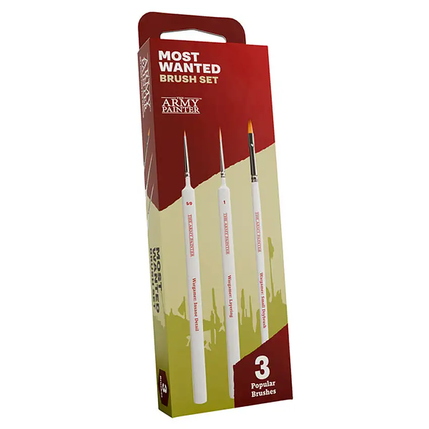 Army Painter Brush: Most Wanted Brush Set (Preorder)