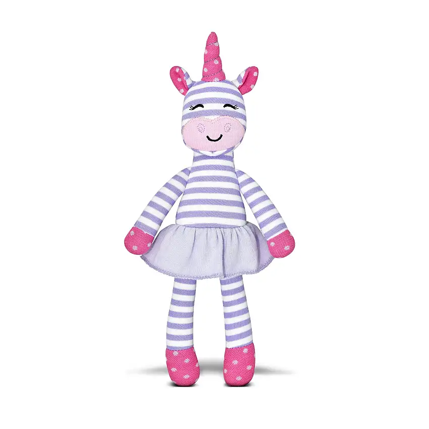 Tiny Dancing Unicorn - Purple Stripe