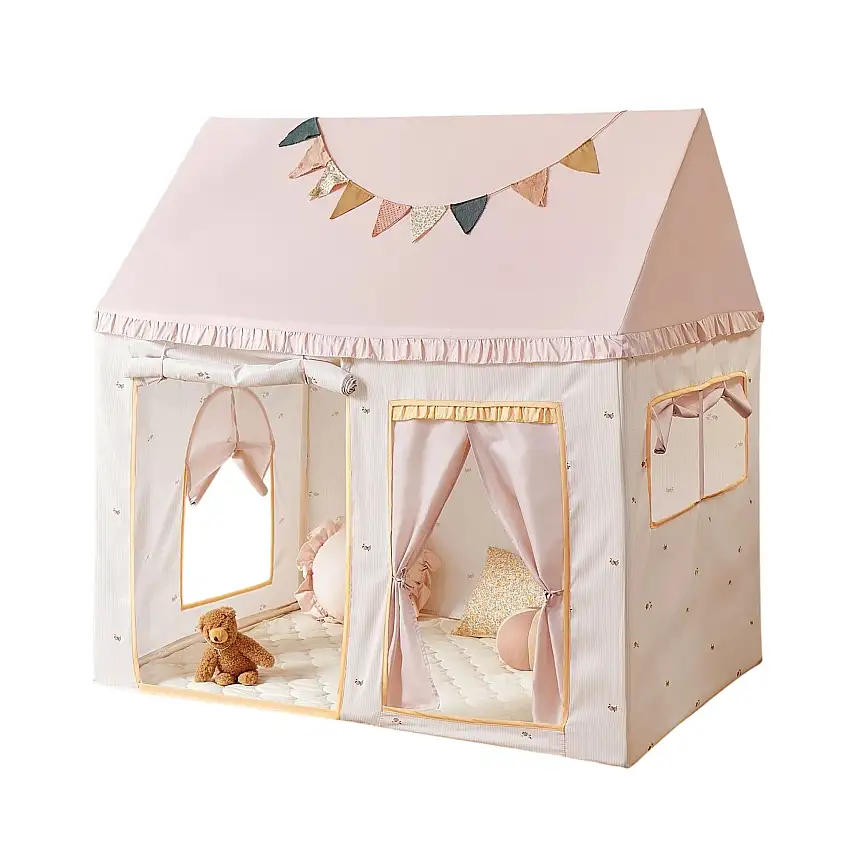 ® Sweet Citrus Kids Play Tent – White And Pink Indoor Playhouse