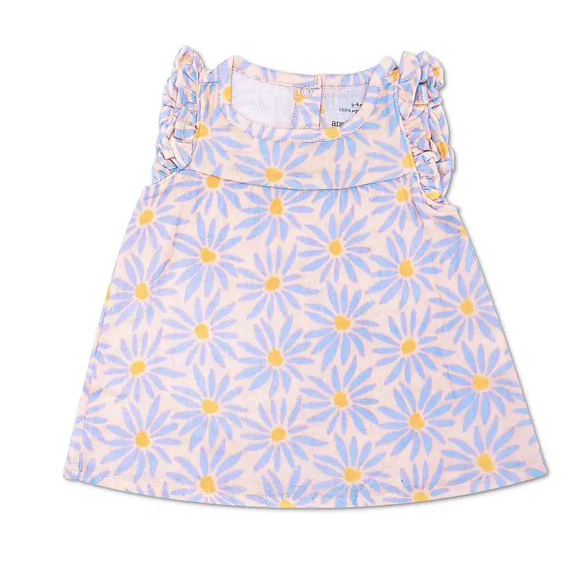 Muslin Flutter Sleeve Dress - Daisy Dreams
